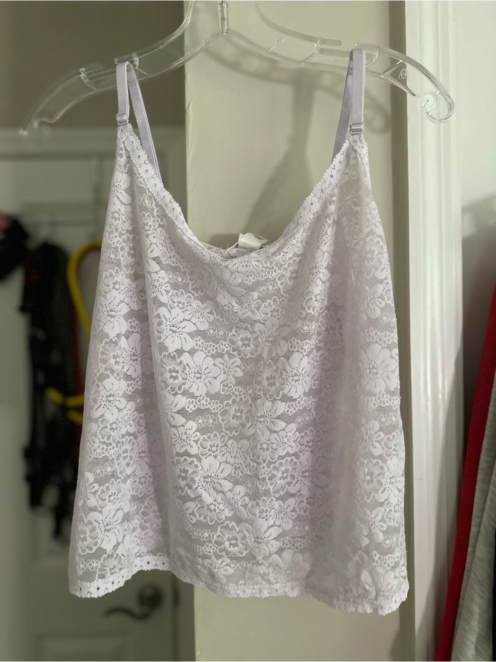 Victoria's Secret PINK Lavender
Lace Camisole Tank